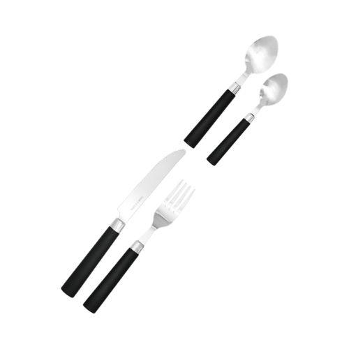 4PC Flat Square Shank Knife Set