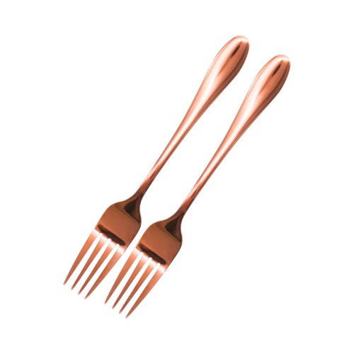 1012 No. 1 Rose Gold Fork 2PC